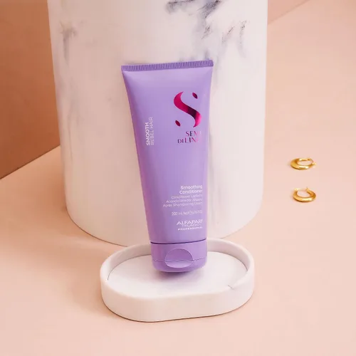 Miniatura 3 de Alfaparf Milano Semi Di Lino - Acondicionador suave para cabello encrespado y rebelde, acondicionador desenredante suave con semillas de lino