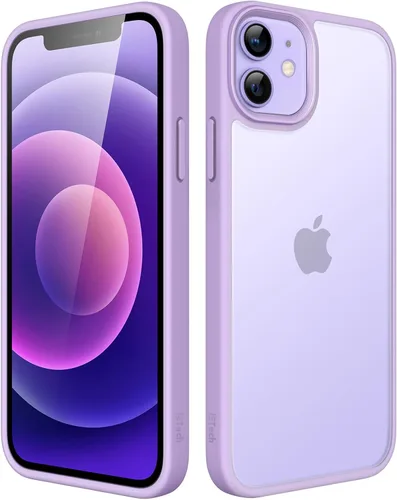 Miniatura 7 de JETech Funda mate para iPhone 12 Mini de 5.4 pulgadas, a prueba de golpes, protección contra caídas de grado militar, cubierta trasera translúcida