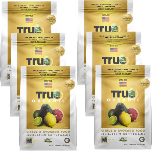 Miniatura 25 de True Organic Alimentos para Cítricos y Aguacate – Fertilizante Orgánico para Follaje Abundante y Fruto Abundante – Bolsa de 4 libras Cubre 70 Pies