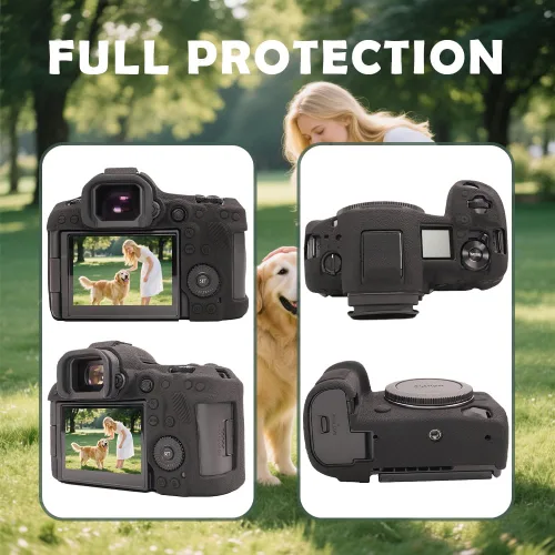 Miniatura 4 de Funda para cámara Canon EOS R5 Mark II, color negro