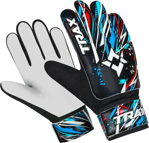 Miniatura 11 de Guantes de portero de fútbol para niños, jóvenes y adultos, guantes de portero de fútbol con látex de 0.157 pulgadas (0.157 in) antideslizantes