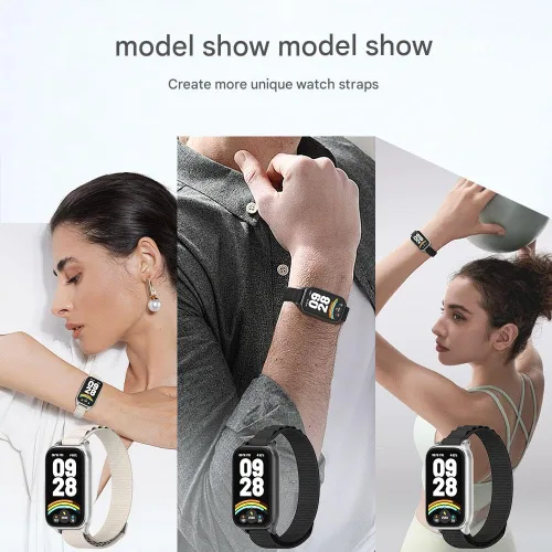 Miniatura 5 de Strap for Amazfit Band 7 Nylon Replacement Strap Watch Wrist Band Smart Bracelet Accessories for Amazfit 7