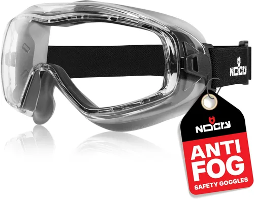 NoCry Gafas de seguridad antivaho para hombres y mujeres con revestimiento antiarañazos de alta calidad, gafas de laboratorio panorámicas