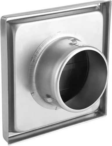 Miniatura 9 de FTVOGUE Cubierta de ventilación al aire libre del secador, aletas móviles del respiradero del secador de la rejilla del acero inoxidable