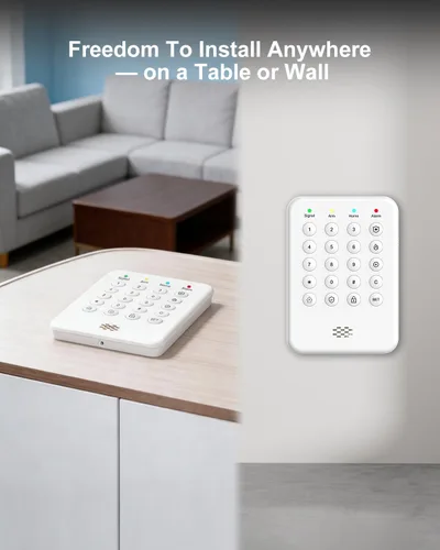 Miniatura 3 de Sistema de seguridad inalámbrico WiFi para el hogar, sistema de alarma inteligente para el hogar y la empresa, teclado ampliable, independiente