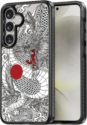 Miniatura 11 de Rosarnnah Funda compatible con Samsung Galaxy S24 Ultra, bonita estética, a la moda, divertida funda con estampado de gatito y gato, duradera a
