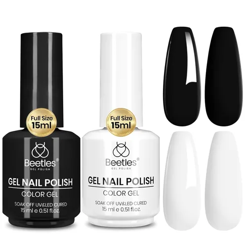 Miniatura 138 de Beetles - Esmalte de uñas de gel marrón de 0.5 onzas fluidas (15ml), esmalte de uñas de gel para remojar con lámpara LED UV, esmalte de uñas en gel