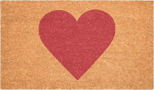Miniatura 12 de Calloway Mills - Felpudo Madison Heart (Naranja, 24 x 36 pulgadas)