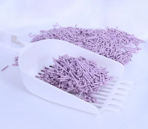 Miniatura 6 de Arena para gatos Tofu con aroma a lavanda 5.5 libras, lata. Se puede tirar por el inodoro o desagües, arena para gatos de bajo seguimiento