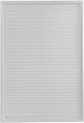 Persiana Vertical, Blanca, 90*150cm, Protección UV, Filtración de Luz, Instalación Sin Herramientas, Sin Taladro, Autoadhesiva Blanco