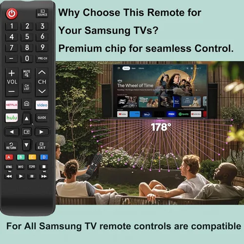 Miniatura 4 de Mando a distancia universal para todos los mandos de TV Samsung Compatible con todos los modelos de televisores Samsung LCD LED HDTV 3D Smart TV