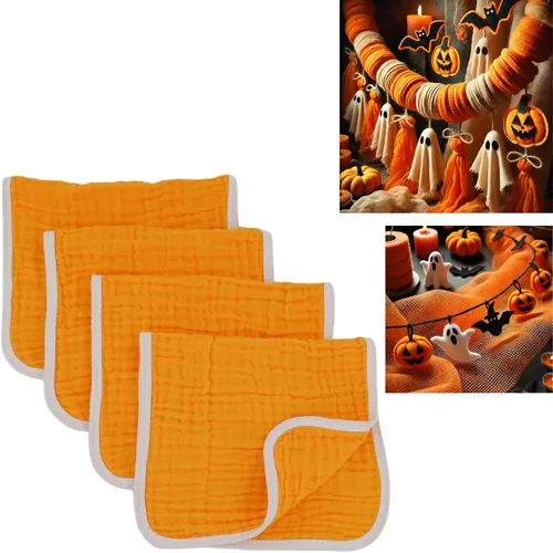 Miniatura 17 de Synrroe Paños de muselina grandes para eructos, paños de muselina para bebés niñas y niños, paquete de 10 extraabsorbentes y suaves de muselina, 6