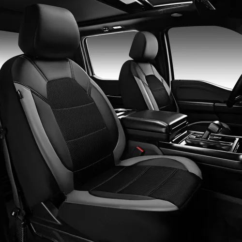 Miniatura 15 de Car Pass - Fundas universales de cuero para asiento de automóvil deportivas que se adaptan a la mayoría de automóviles, SUV, camiones y camionetas