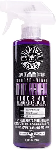 Miniatura 8 de Chemical Guys HOL70016 Kit de Limpieza de Tapetes para Trabajo Pesado con Mat Renew Limpiador y Protector de Tapetes de Goma + Vinilo