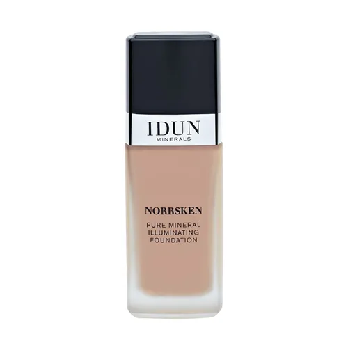 Miniatura 8 de IDUN Minerals Base líquida Norrsken – Cobertura suave y sedosa – Acabado luminoso y húmedo para piel seca y opaca – Maquillaje vegano y resistente