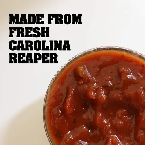 Miniatura 4 de KICKIN' Carolina Reaper Hot Spicy Salsa – 13 onzas – Salsa picante gourmet premium de Carolina Reaper para chips de tortilla, verduras y burritos
