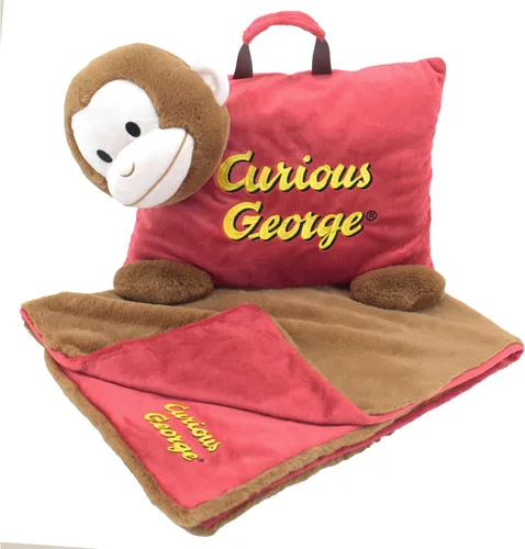 Miniatura 7 de Animal Adventure® Rudolph The Red-Nosed Reindeer® Rudolph Character Cuddle Combos™ 2 en 1 Stow-n-Throw Cuddle Bud con asa de transporte