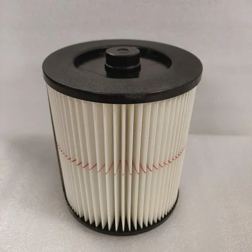 9-17816 Filtro de cartucho húmedo y seco con rayas rojas para Craftsman 17816, 9-17816, 17912, 17907 de 8.5 pulgadas y tapa de sellado