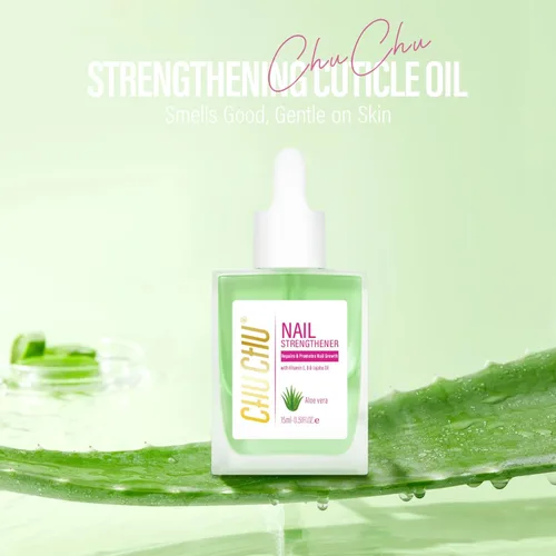 Miniatura 2 de CHUCHU Fortalecedor de aceite para cutículas de uñas, tratamiento hidratante de reparación de aroma de aloe vera, jojoba natural vitamina B y E
