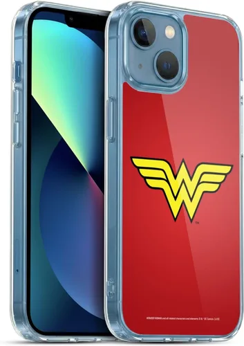 Miniatura 135 de Head Case Designs Funda de gel suave con licencia oficial de Wonder Woman DC Comics Classic Logos compatible con Apple iPhone 7 Plus/iPhone 8 Plus