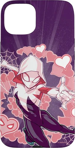Miniatura 9 de Marvel Spider-Man Into The Spider-Verse Gwen Stacy Hearts - Carcasa para iPhone 17