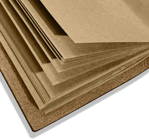 Miniatura 4 de Diario de cuero genuino de 4 x 6 pulgadas para hombres y mujeres con caja de regalo, 300 páginas de papel kraft forradas, diario encuadernado