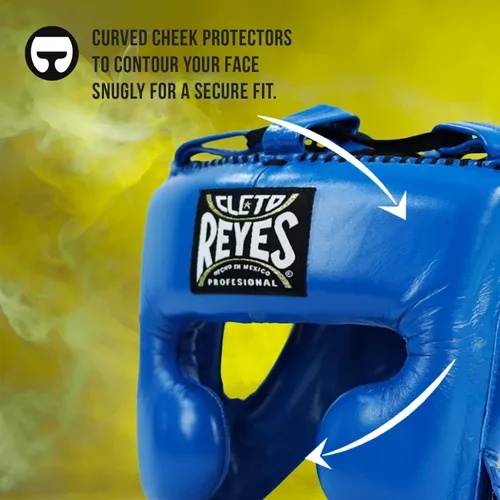 Miniatura 3 de CLETO REYES Casco de boxeo con protección para las mejillas para hombres y mujeres, protector de cabeza protector de la cara, para sparring y pelea