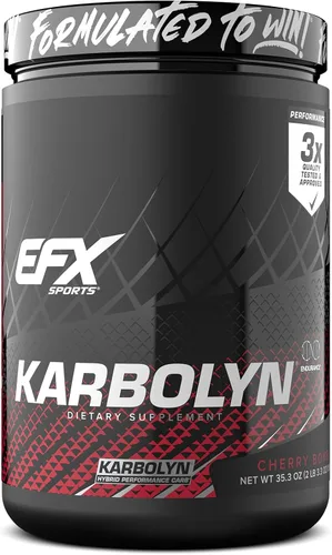 Miniatura 30 de EFX Sports Karbolyn Fuel Polvo de Carbohidratos de Absorción Rápida Carga de Carbohidratos, Energía Sostenida, Recuperación Rápida Libre