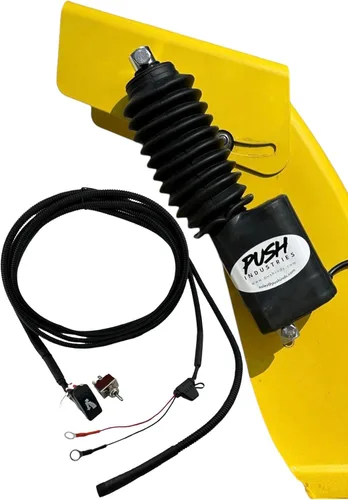 Push Industries 118.507 Kit de control de deflector de canal de actuador de soplador de nieve alimentado - Diseñado para sopladores de nieve Deere,