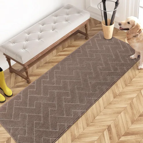 Miniatura 62 de PURRUGS Alfombra de fácil cuidado de 6 x 9 pies, antideslizante, lavable a máquina, tapete para puerta de perro, resistente a las manchas
