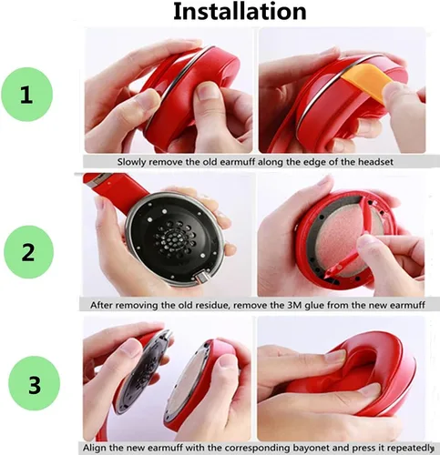 Miniatura 6 de Studio 3.0 - Almohadillas de repuesto para auriculares Studio 2.0, compatible con Beats by Dr.Dre Studio 2 con cable/inalámbrico y auriculares