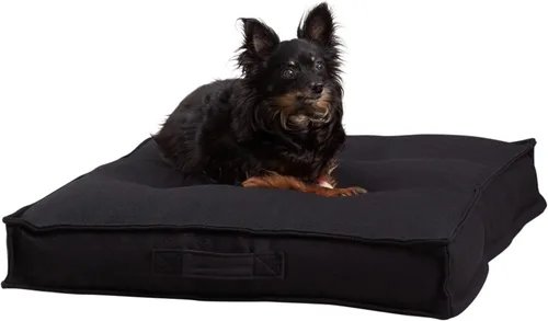 Miniatura 11 de Happy Hounds Milo - Cama cuadrada copetuda para perro, cemento, pequeña (24 x 24 pulgadas), 24.0 pulgadas de largo x 24.0 pulgadas de ancho x 5.0