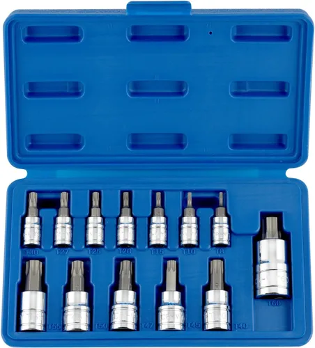 Miniatura 7 de NEIKO 10080A - Juego de llaves de vaso de 3/8 pulgadas extra largas Torx Star Bit 7 piezas T10 a T40 4-3/8 pulgadas de longitud