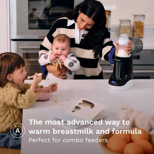 Miniatura 2 de Baby Brezza Calentador rápido de biberones, leche para bebés + calentador de leche materna, descongelador, 2 temperaturas únicas para leche materna