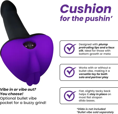 Miniatura 4 de Banana Pants Lippi - Cojín de estimulación con base de consolador, amoladora y Stroker para adultos con funda vibradora de bala, juguete sexual