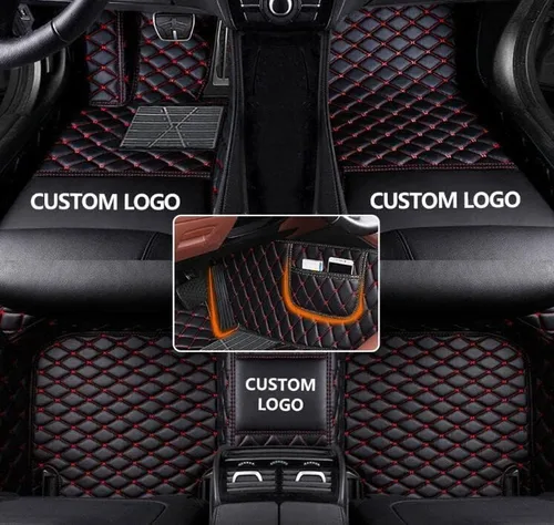 Miniatura 2 de Alfombrillas de cuero completas a medida para auto - Mejora el interior de tu vehículo con forros de piso específicos para vehículos - Perfectas