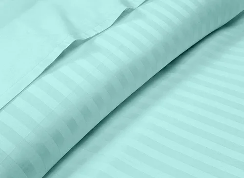Miniatura 2 de True Luxury - Sábanas individuales de 100% algodón egipcio de 400 hilos, juego de sábanas de 4 piezas, hilos de fibra larga de una sola capa, tejido