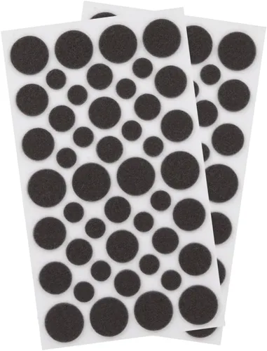 Miniatura 2 de SOFTTOUCH 4924995N Craft Value Pack - 236 unidades, puntos, almohadillas de corcho, tiras de fieltro, parachoques, marrón