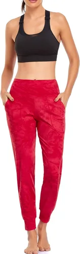 Miniatura 62 de Oalka - Pantalones deportivos para mujer, con cintura alta y bolsillos, para hacer deporte, yoga y entrenar