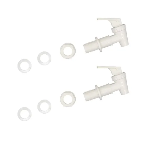 Miniatura 8 de 2 piezas de grifo de enfriador de repuesto, espita reutilizable con boquilla dispensadora de agua para bebidas con palanca, válvula dispensadora