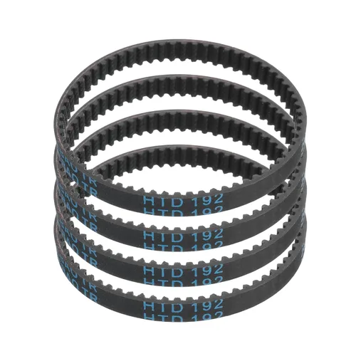 Miniatura 25 de uxcell 4pcs HTD-3M correa dentada de goma 60 dientes, 7.087 in de longitud de paso x 0.236 in de ancho x 0.094 in de altura, correa de distribución