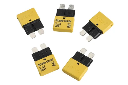 Miniatura 30 de GLOSO Disyuntores ATC/ATO de perfil bajo con reinicio automático E37 (T1) (30A - 3 unidades)