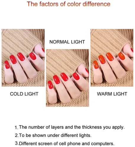 Miniatura 4 de Vishine Esmalte de uñas en gel, 0.5 onzas líquidas, esmalte de uñas en gel para remojar, arte de uñas, salón de manicura, bricolaje, lámpara LED UV
