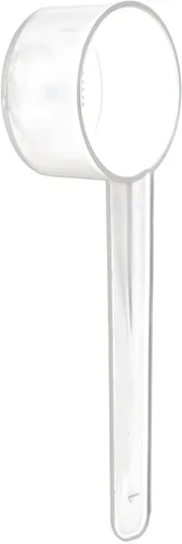 Miniatura 7 de Juego de 20 cucharas medidoras con mango corto, 1 cucharadita (0.2 fl oz), cucharas de plástico transparente para creatina, café, granos, especias