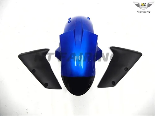 Miniatura 4 de Ajuste para Kawasaki Ninja ZX6R 636 2005 2006 Negro Azul Inyeccionado Carenados Kit Cuerpo Kit Carrocería de plástico