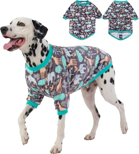 LovinPet Suéter de bulldog francés para perros, ropa ligera de invierno de franela para perro, tela agradable a la piel, estampado de hipopótamos