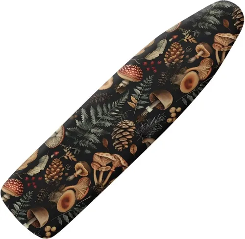 Miniatura 15 de Funda floral a prueba de arañazos para tablas de planchar de tamaño estándar, reflectante, con 3 ganchos y bucles para decoración de tablas de 15 x