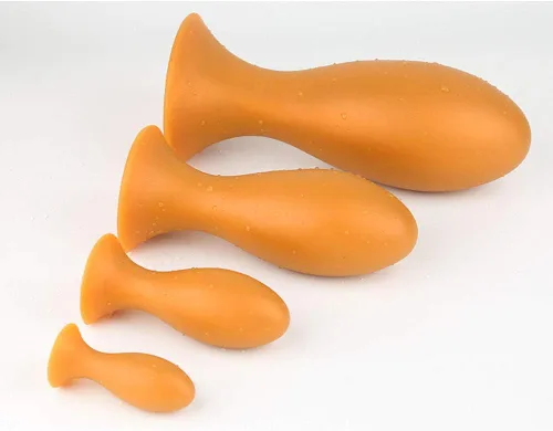 Miniatura 6 de Kit de entrenamiento anal con ventosa fuerte, masajeador de próstata, cómodo y suave tapones anales de silicona para principiantes, jugadores