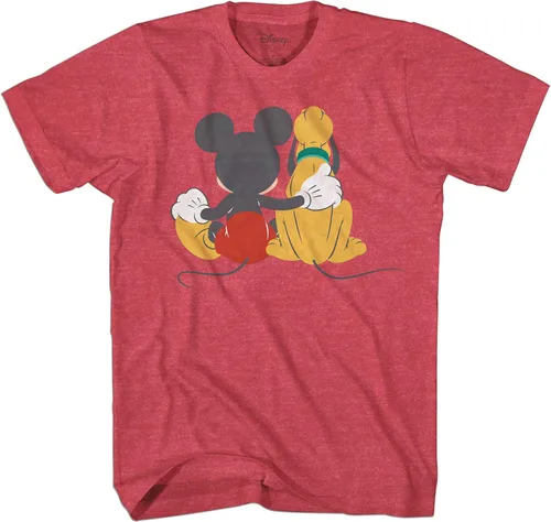 Disney Mickey and Pluto Best Friends - Camiseta para adultos