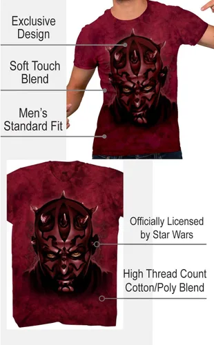 Miniatura 2 de STAR WARS Yoda Darth Vader Darth Maul Boba Fett - Camisetas para hombre